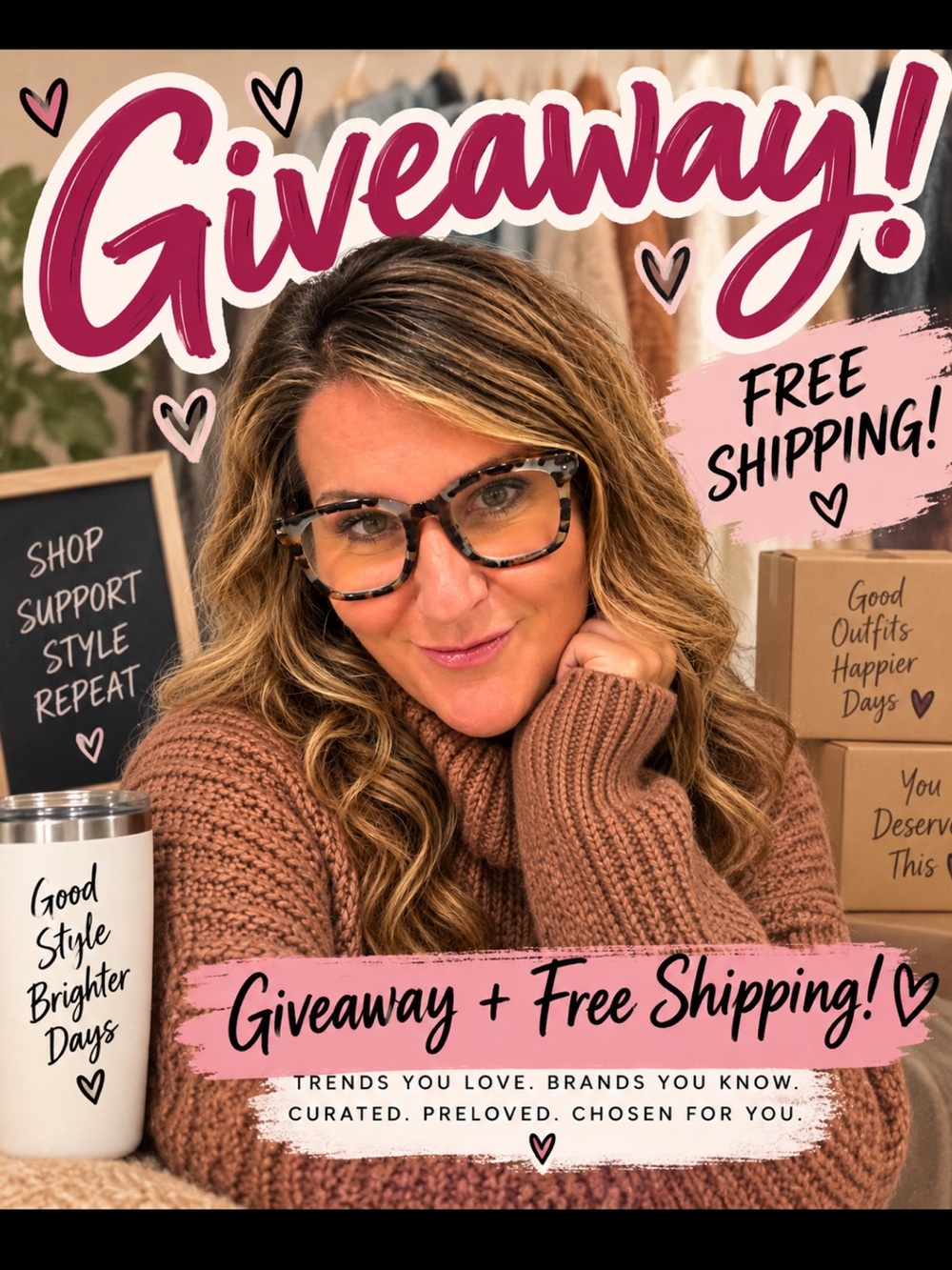 Free shipping and free gift